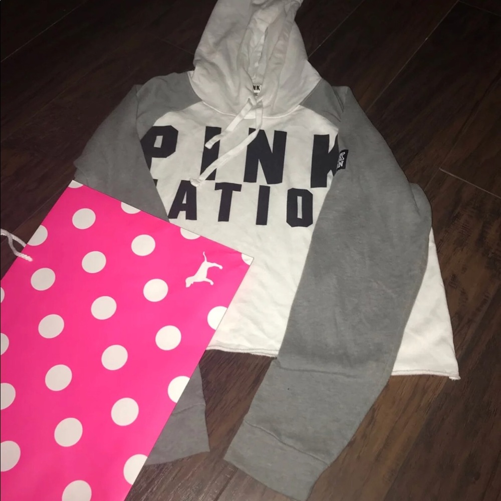 Large pink hoodie